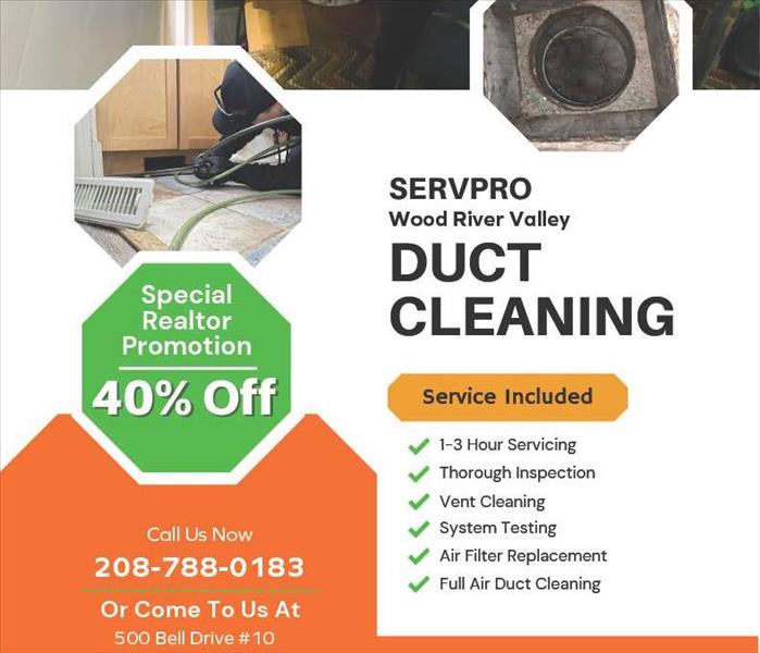 duct cleaning servpro poster